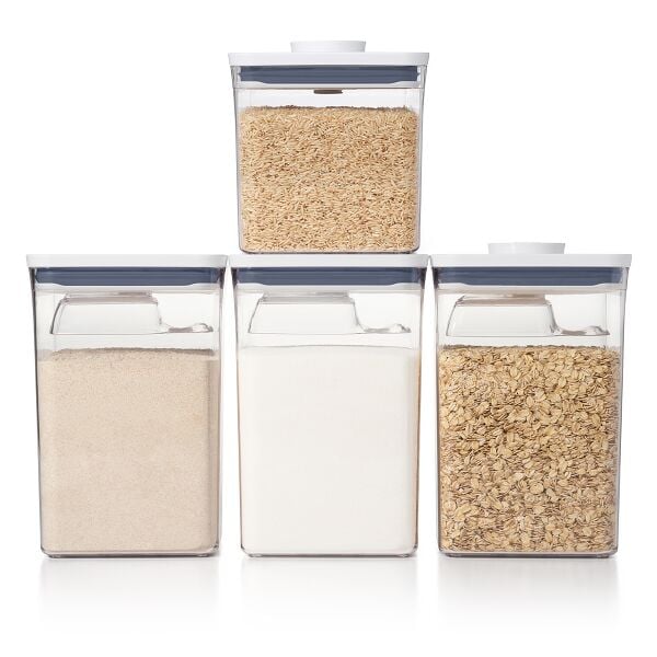 POP Container - Big Square Short (2.8 Qt.) & 6-Piece POP Container Set Bundle L9