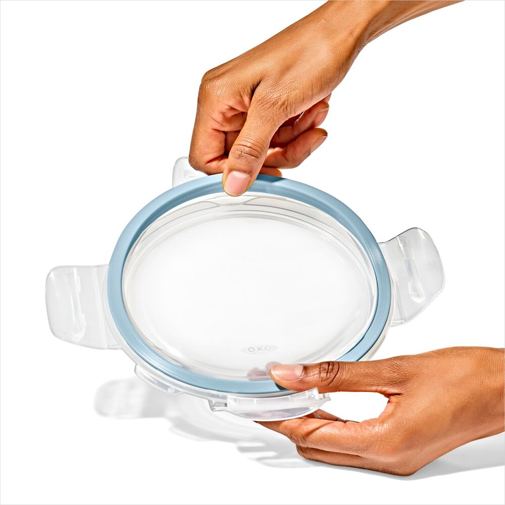 16-Piece Smart Seal Glass Everyday Container Set - Arctic Blue W2