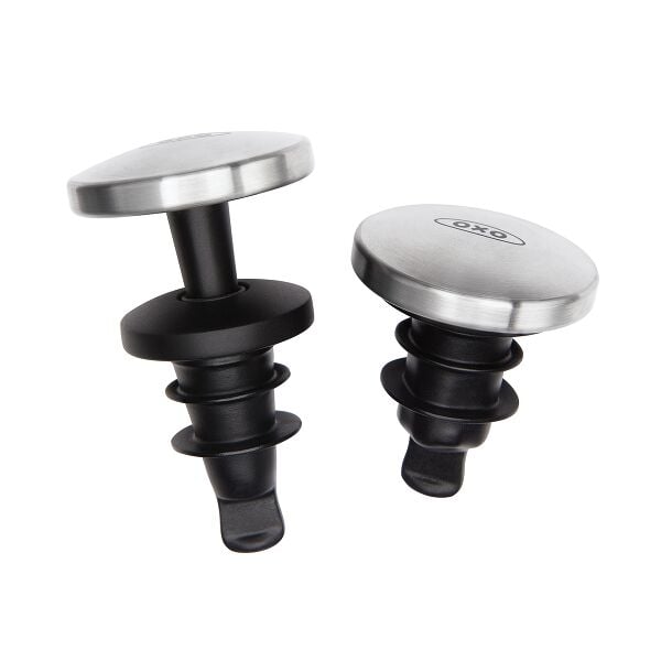 2-Piece Spillproof Wine Stopper K8