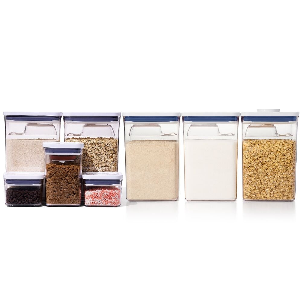 6-Piece POP Container Set & 8-Piece POP Container Baking Set Bundle O5