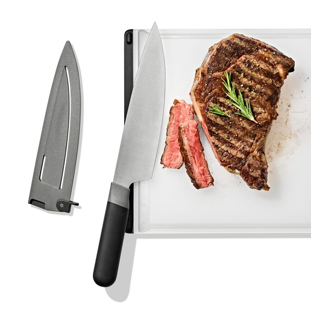 8 in Chefs Knife with Locking Sheath R5
