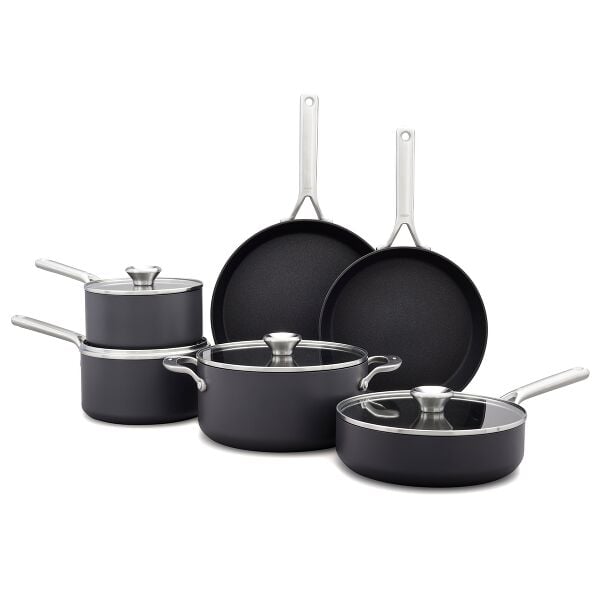 Ceramic Professional Non-Stick 10-Piece Cookware Set X1
