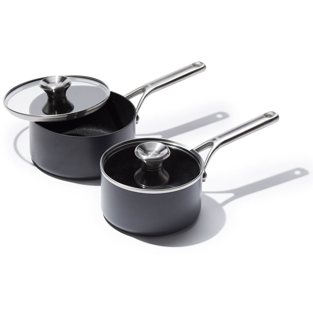 Ceramic Professional Non-Stick 4-Piece Saucepan Set (1.7 Qt & 2.3 Qt) G9