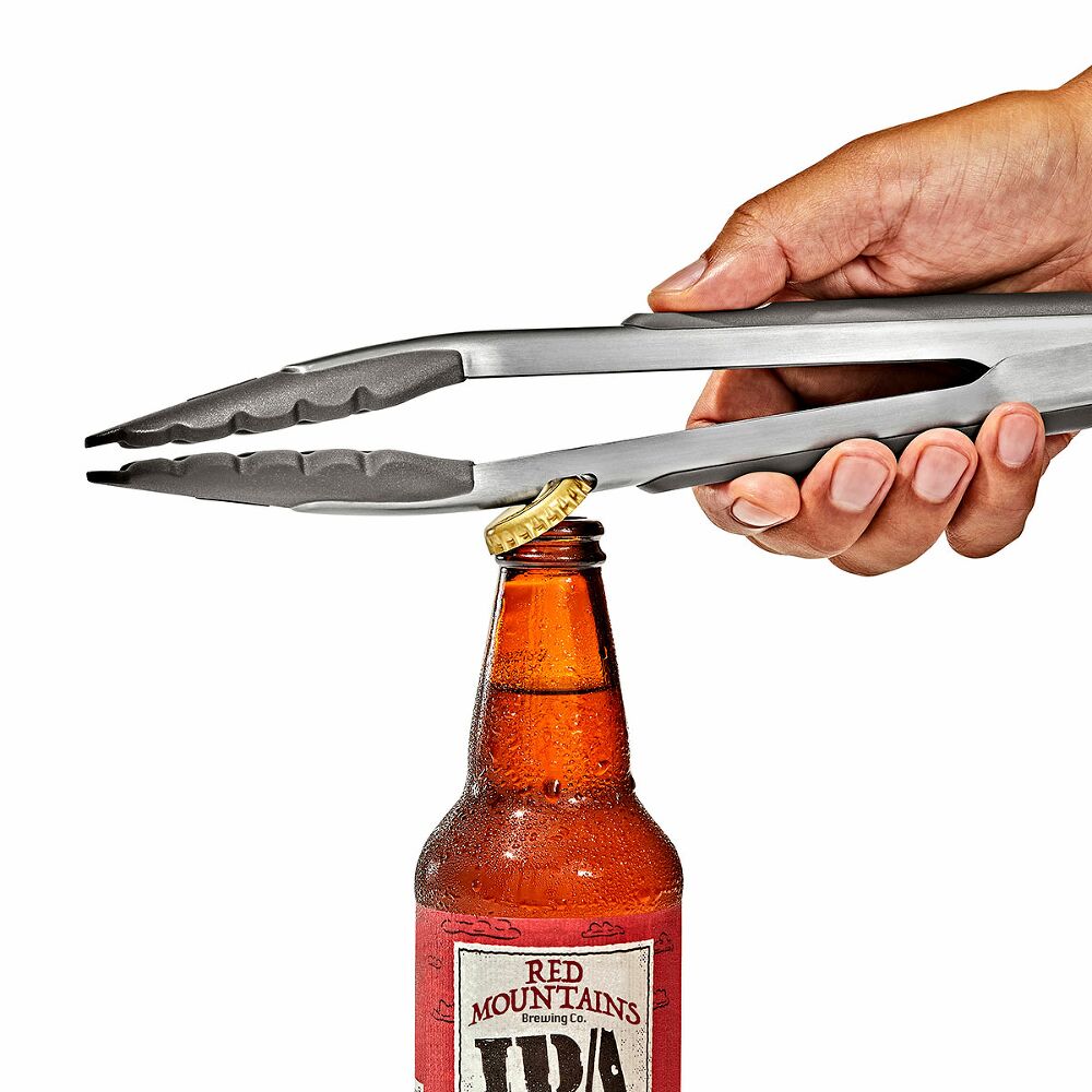 Outdoor Camp Stove Tongs with Nylon Heads O2