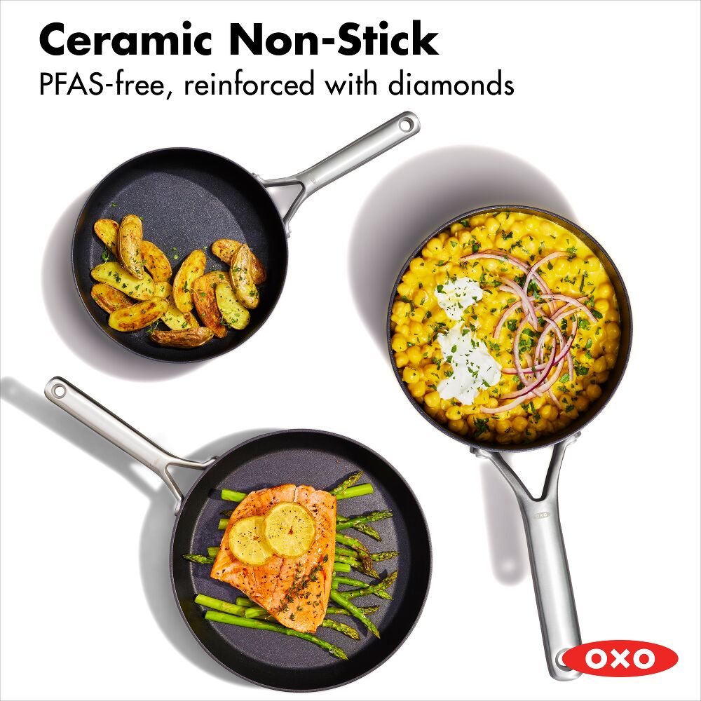 OXO Ceramic Professional Non-Stick 5-Piece Cookware Set W9