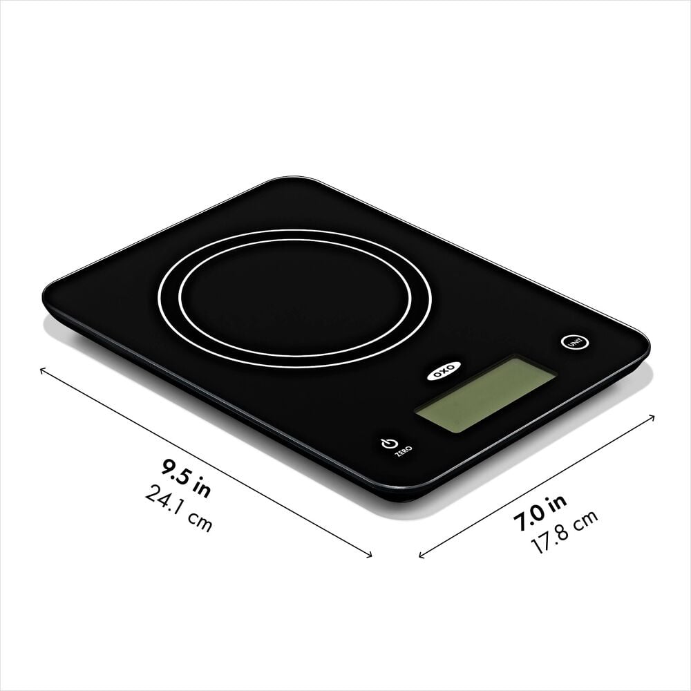 OXO Good Grips 22 lb Everyday Glass Food Scale F0
