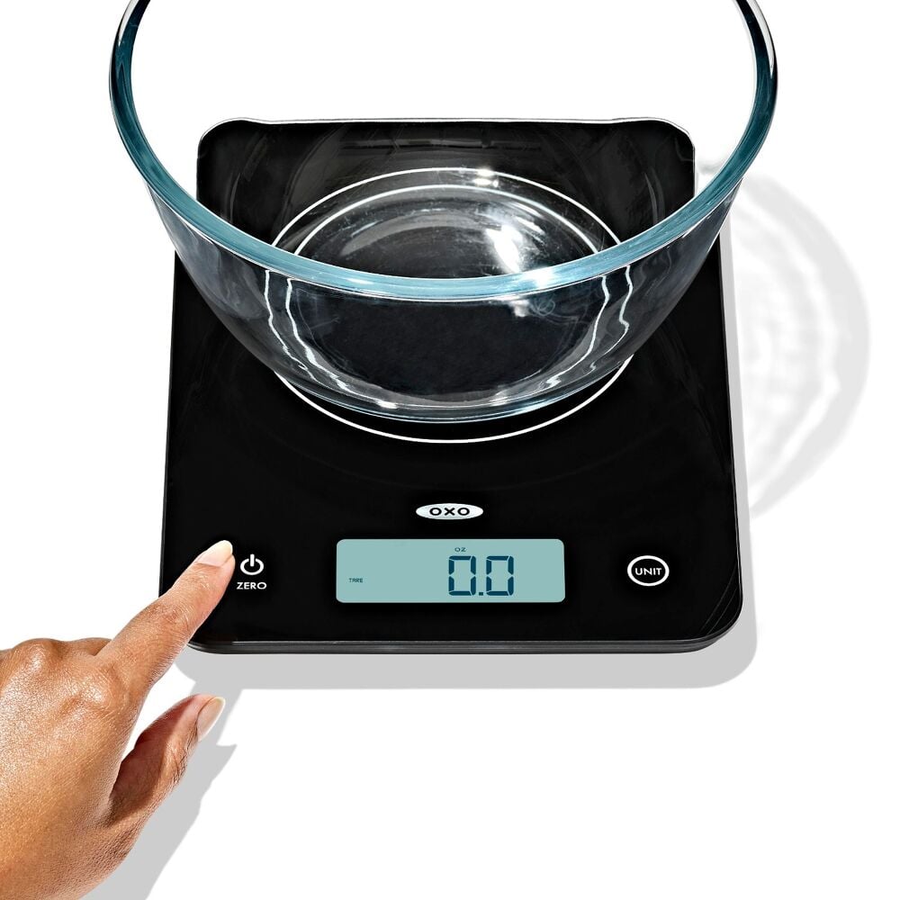 OXO Good Grips 22 lb Everyday Glass Food Scale F0