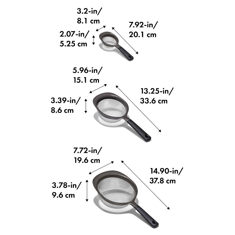 OXO Good Grips 3 Piece Strainer Set P5