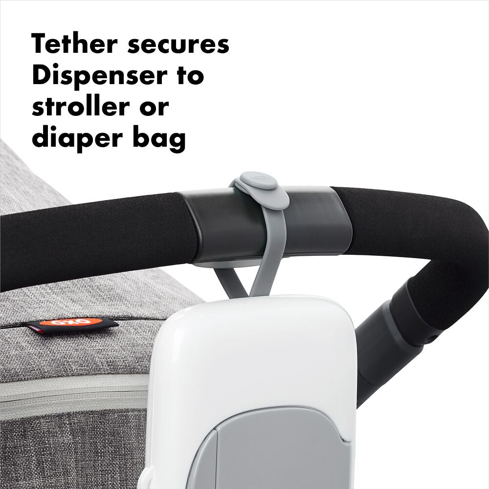 OXO TOT 2-Pack On-the-Go Wipes Dispenser, Gray F9
