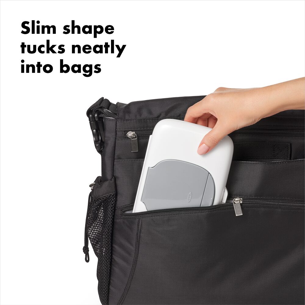 OXO TOT 2-Pack On-the-Go Wipes Dispenser, Gray F9
