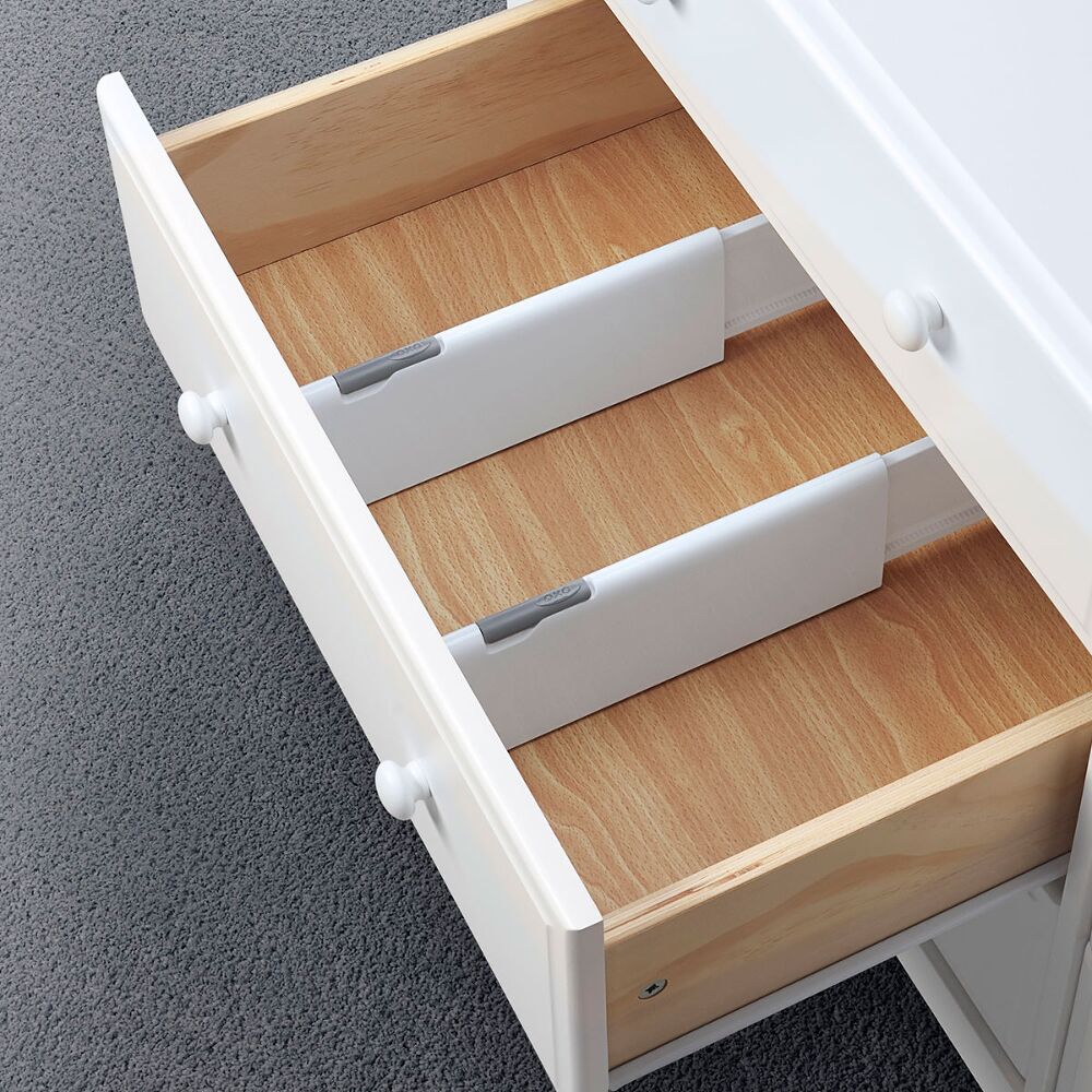 OXO TOT Expandable Dresser Drawer Divider - 4 Pack X7