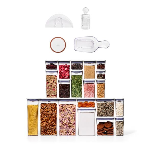 POP 4-Piece Baking Set & 20-Piece POP Container Set Bundle S2