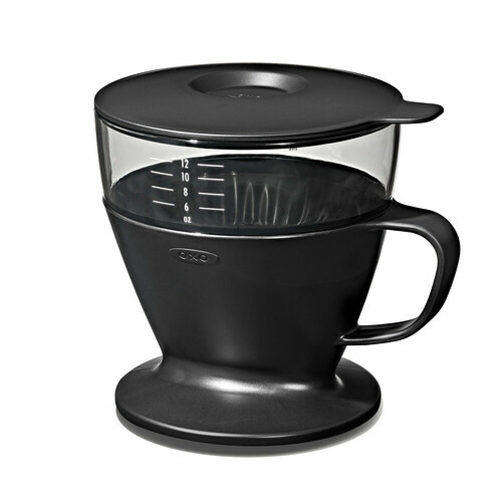 Pour Over Coffee Maker with Water Tank - Matte Black D7
