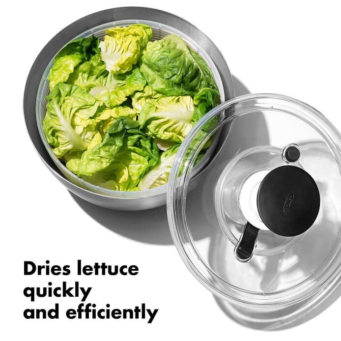Steel Salad Spinner D9
