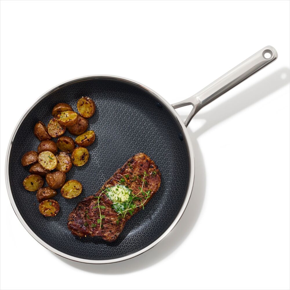Trident Hybrid Non-Stick Stainless Steel 12 in Fry Pan Z3