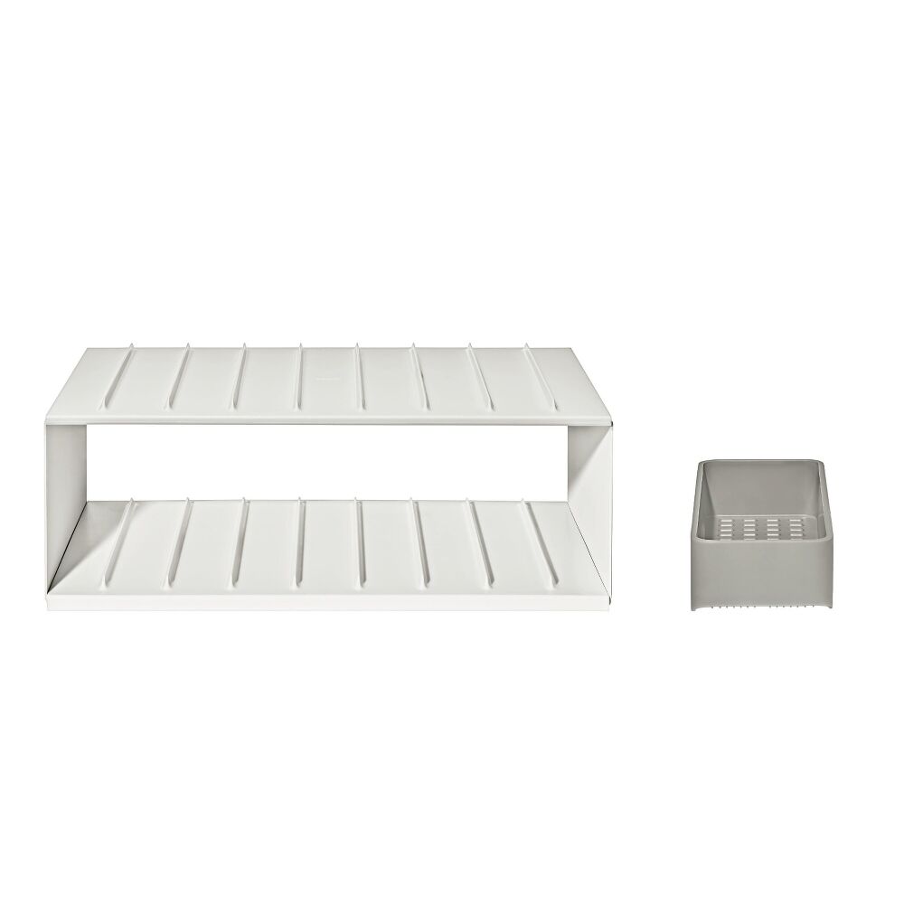 Water Bottle Organizer with Accessory Bin Y8
