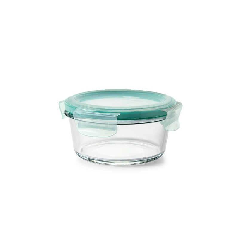 2 Cup Smart Seal Glass Round Container E2