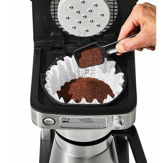 12-Cup Coffee Maker with Podless Single-Serve Function C4