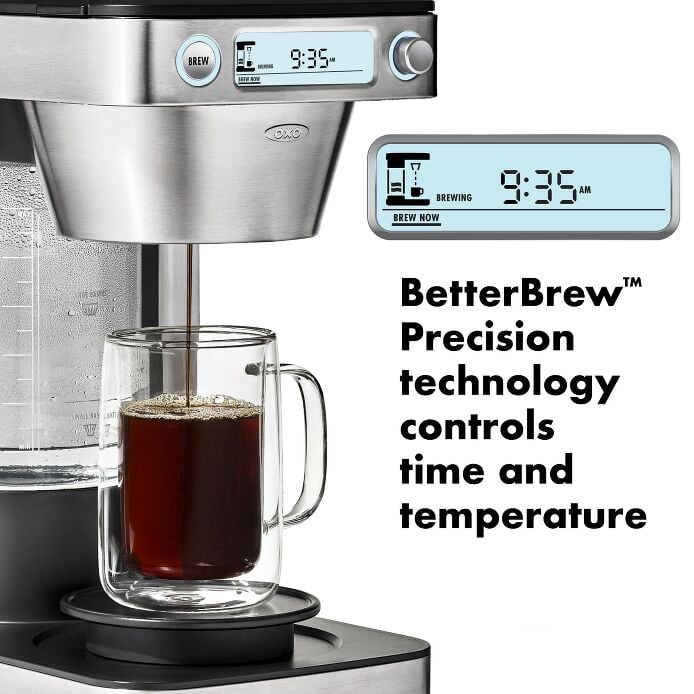 12-Cup Coffee Maker with Podless Single-Serve Function C4