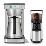 12-Cup Coffee Maker with Podless Single-Serve Function & Conical Burr Coffee Grinder Bundle W7