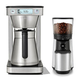 12-Cup Coffee Maker with Podless Single-Serve Function & Conical Burr Coffee Grinder Bundle W7