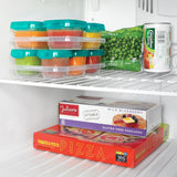 12-Piece Baby Blocks™ Plastic Freezer Storage Container Set - Tot Teal A3