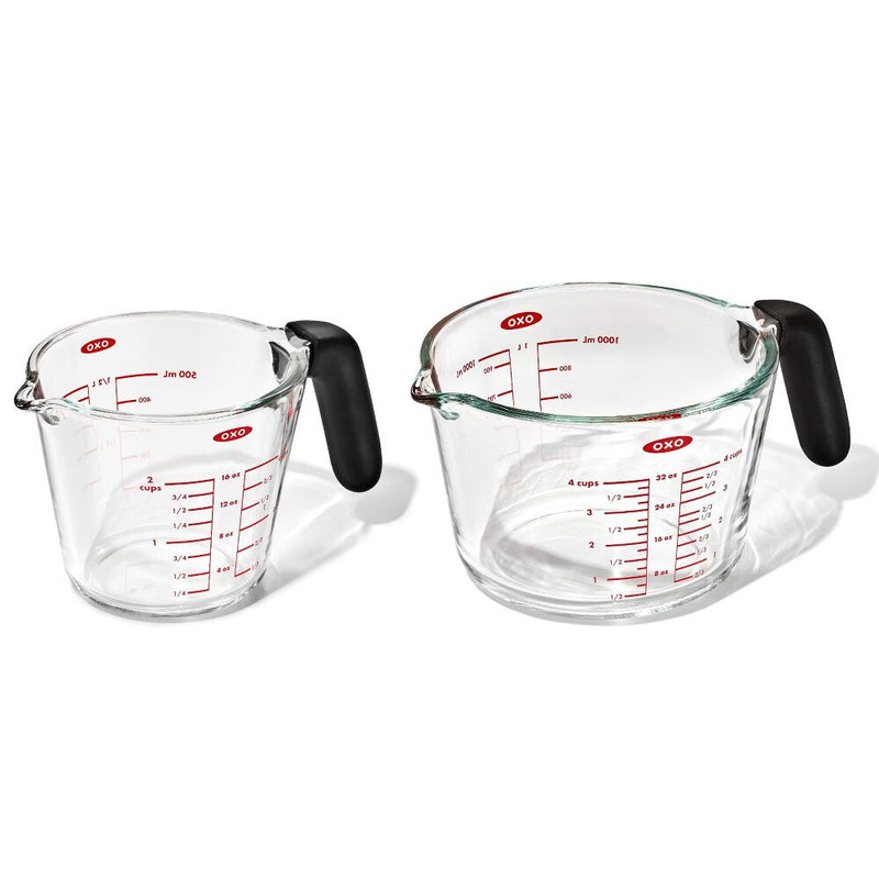 2-Cup and 4-Cup Glass Measuring Cup Set M1
