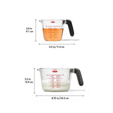 2-Cup and 4-Cup Glass Measuring Cup Set M1