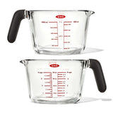 2-Cup and 4-Cup Glass Measuring Cup Set M1