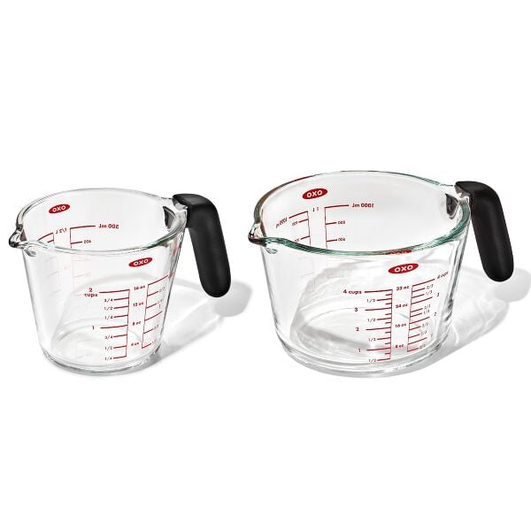 2-Cup and 4-Cup Glass Measuring Cup Set M1