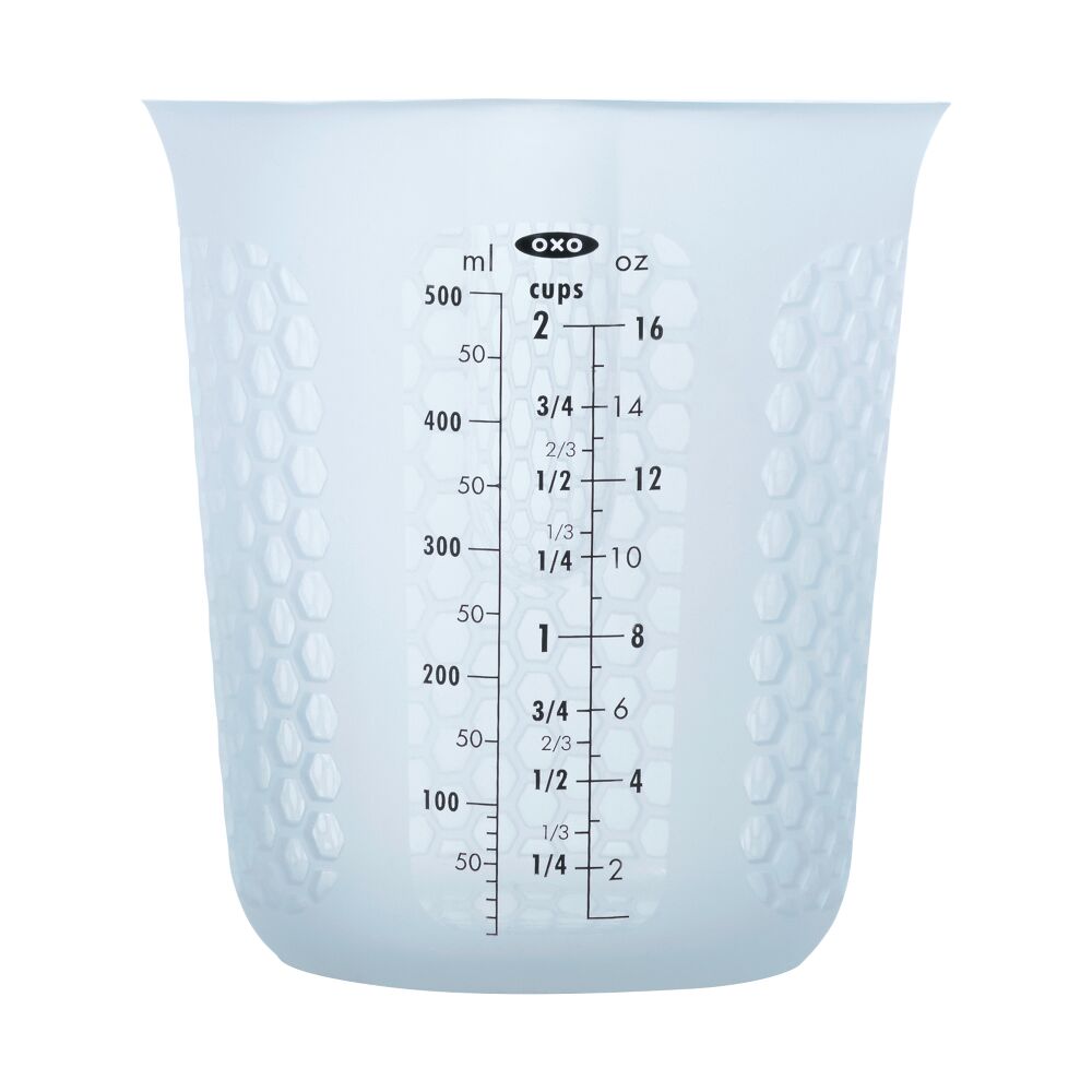 2 Cup Squeeze & Pour Silicone Measuring Cup J4