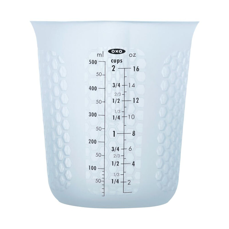 2 Cup Squeeze & Pour Silicone Measuring Cup J4