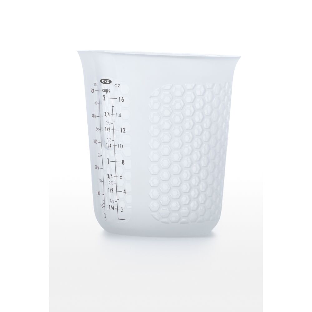 2 Cup Squeeze & Pour Silicone Measuring Cup J4