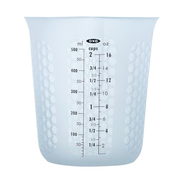 2 Cup Squeeze & Pour Silicone Measuring Cup J4