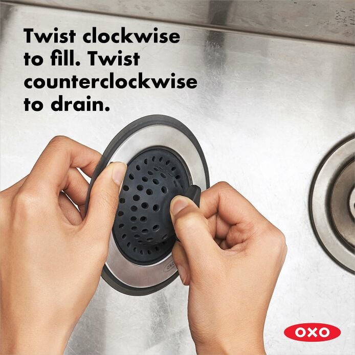 2-in-1 Silicone Sink Strainer with Stopper T4
