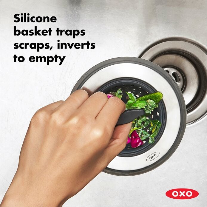 2-in-1 Silicone Sink Strainer with Stopper T4