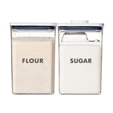 2-Piece Prelabeled POP Container Set with Scoop O8
