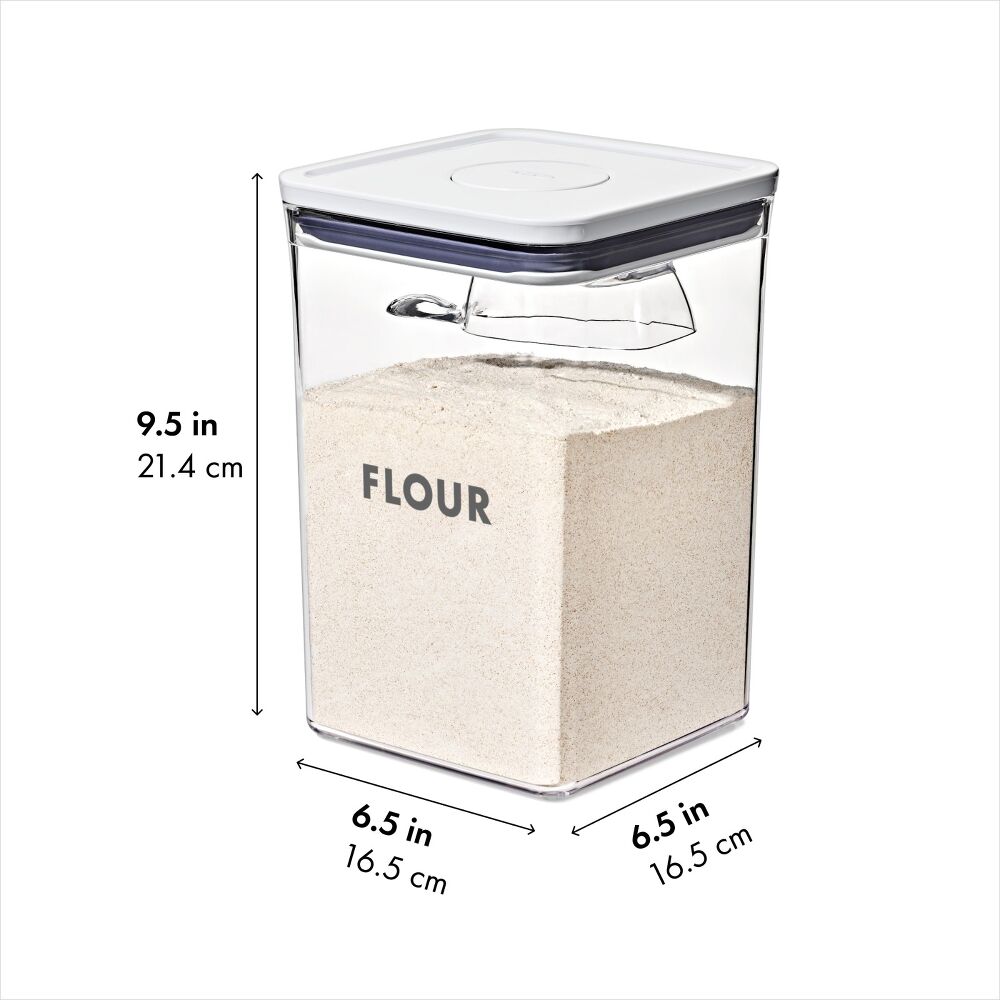 2-Piece Prelabeled POP Container Set with Scoop O8