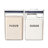 2-Piece Prelabeled POP Container Set with Scoop O8