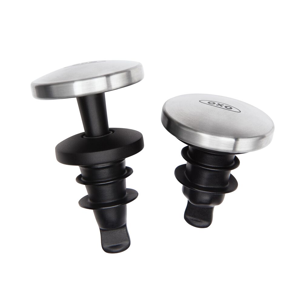 2-Piece Spillproof Wine Stopper K8