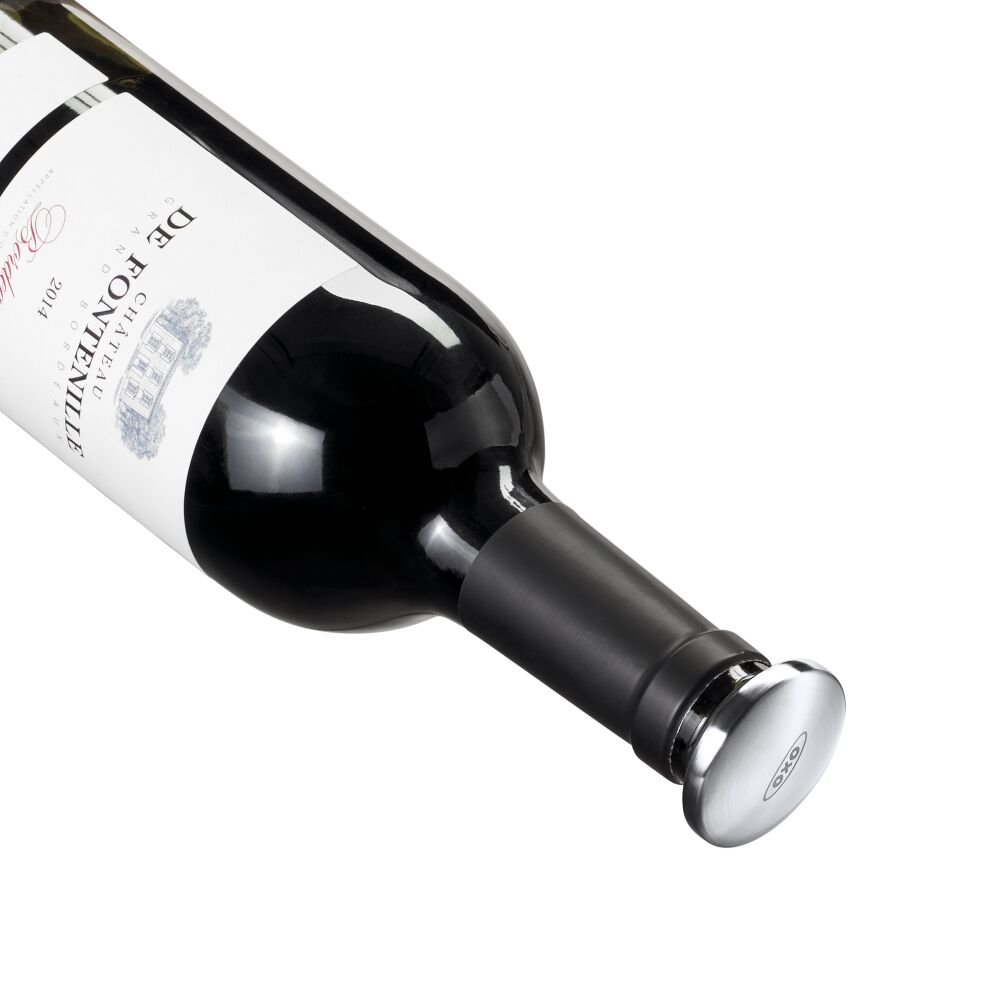 2-Piece Spillproof Wine Stopper K8