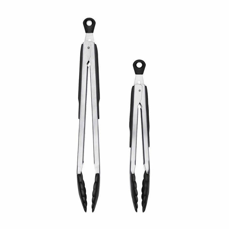 2-Piece Tongs with Nylon Heads Set L8