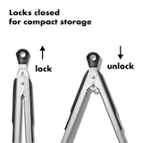 2-Piece Tongs with Nylon Heads Set L8