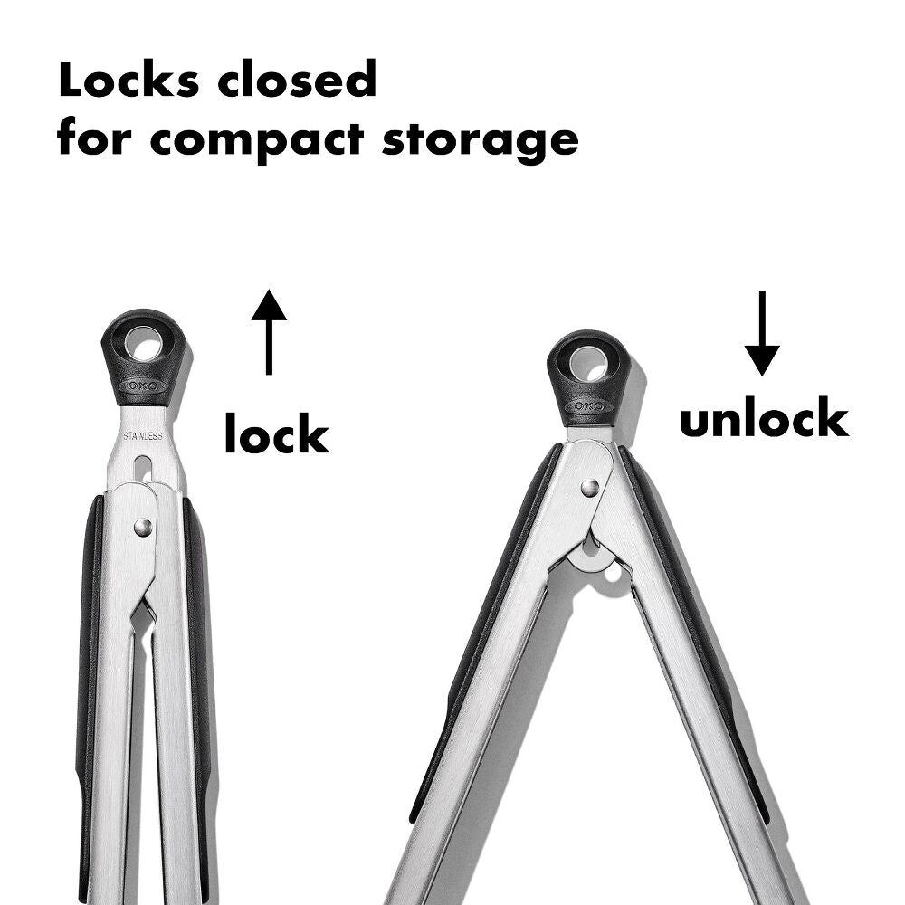 2-Piece Tongs with Nylon Heads Set L8