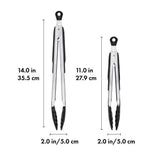 2-Piece Tongs with Nylon Heads Set U2