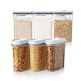 3 Piece Cereal Dispenser Set & 6-Piece POP Container Set Bundle Q4