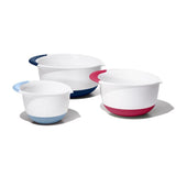 3 Piece Mixing Bowl Set New Colored Handles H1