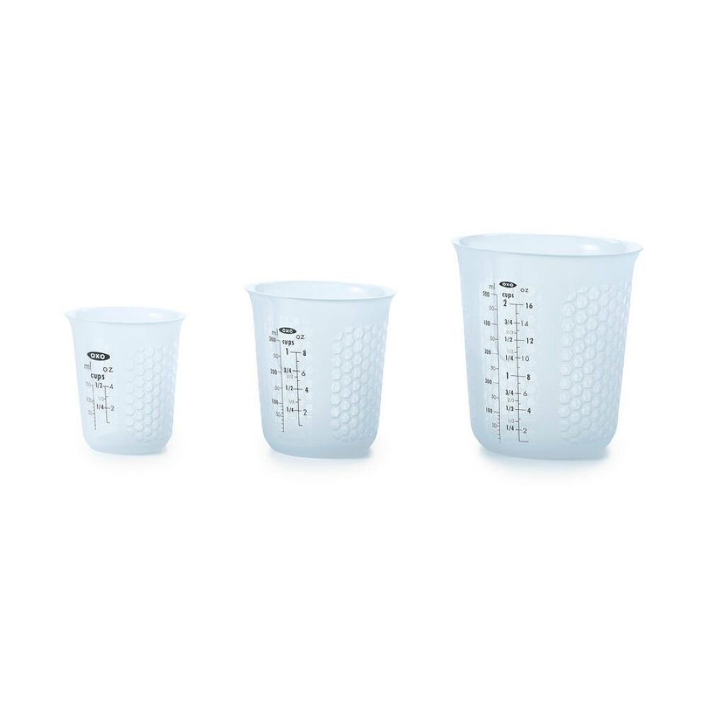 3 Piece Squeeze & Pour Silicone Measuring Cup Set D5