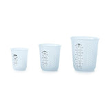 3 Piece Squeeze & Pour Silicone Measuring Cup Set W8