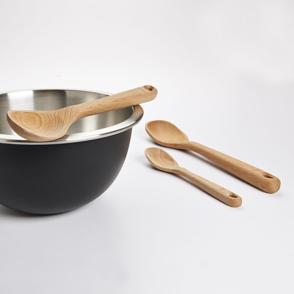 3 Piece Wooden Spoon Set O9